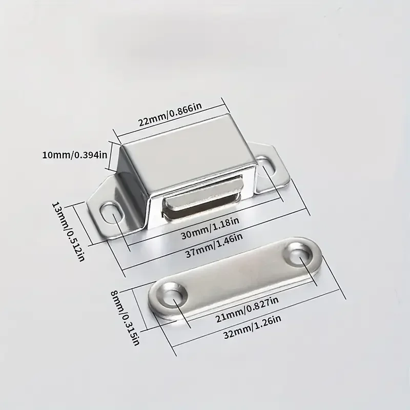 

45 мини-магнитных дверных доводчиков для закрытия свободных дверей, шкафов, шкафов