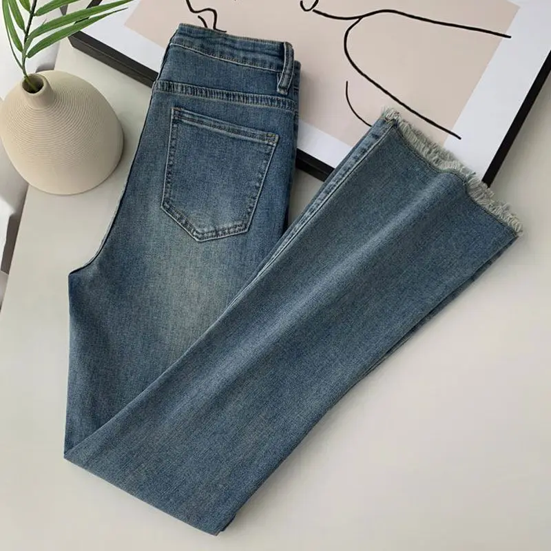 

Мешковатые джинсы женские в готическом стиле из потертого денима Y2K черные корейские модные Harajuku винтажная уличная одежда с высокой талией и широкими штанинами бойфренда