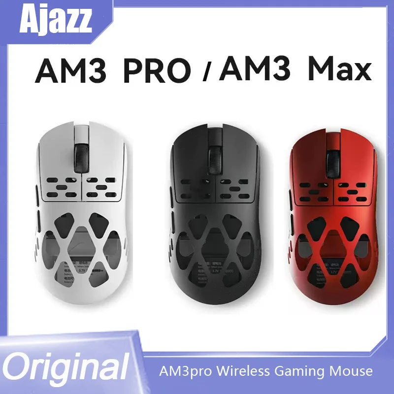 

Ajazz Am3pro/Max Magnesium Alloy E-Sports Game Mouse Paw3950 Wireless Game Mouse Three-Mode Mouse Lightweight 8k Mouse For Game