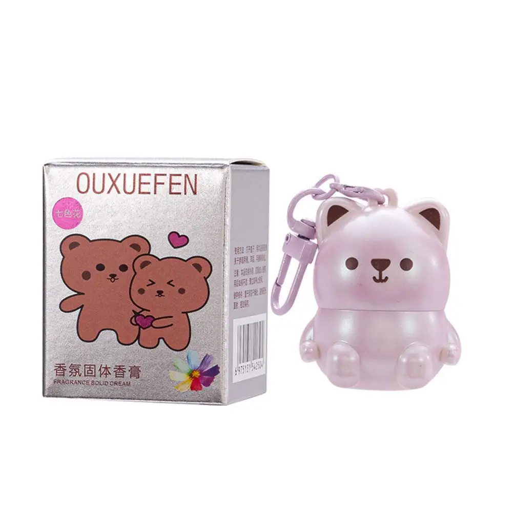 Solid Fragrance Bear Shape Design Portable Lasting Light Scent Remove Odor Home Deodorization Floral Fruity For Wrist
