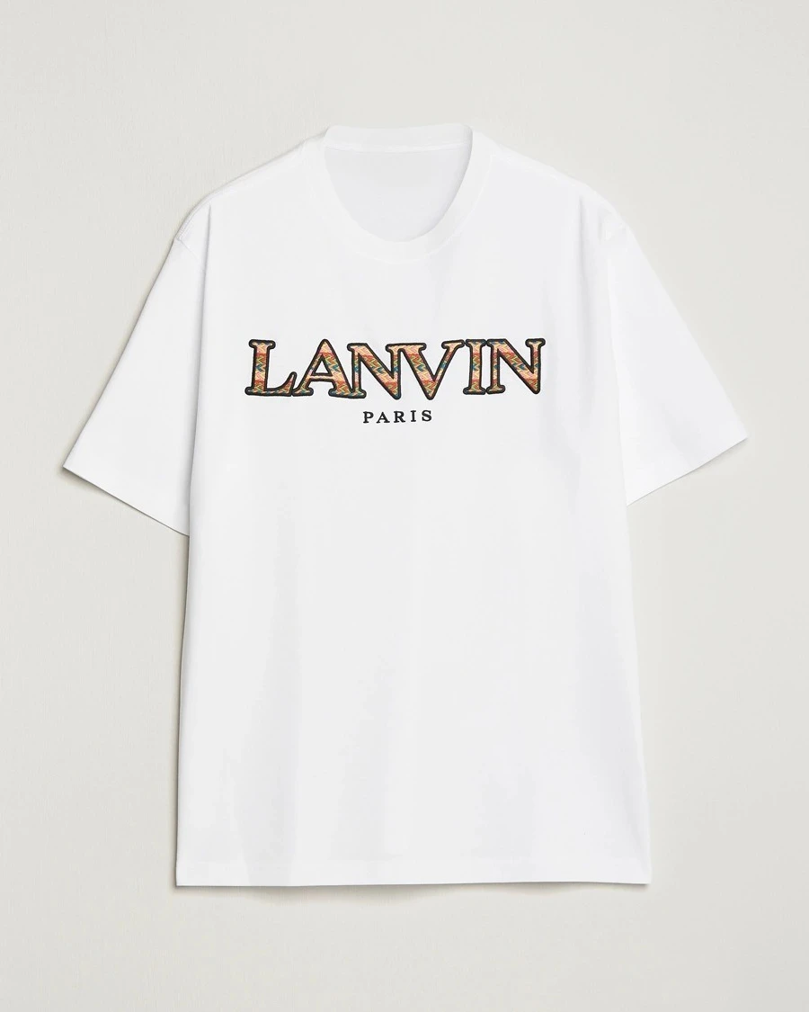 2026 New Pop Oversized Unisex Streetwear T Shirt Colorful Pattern Fill Letter Logo Print Minimal Luxury Casual Cotton Tee