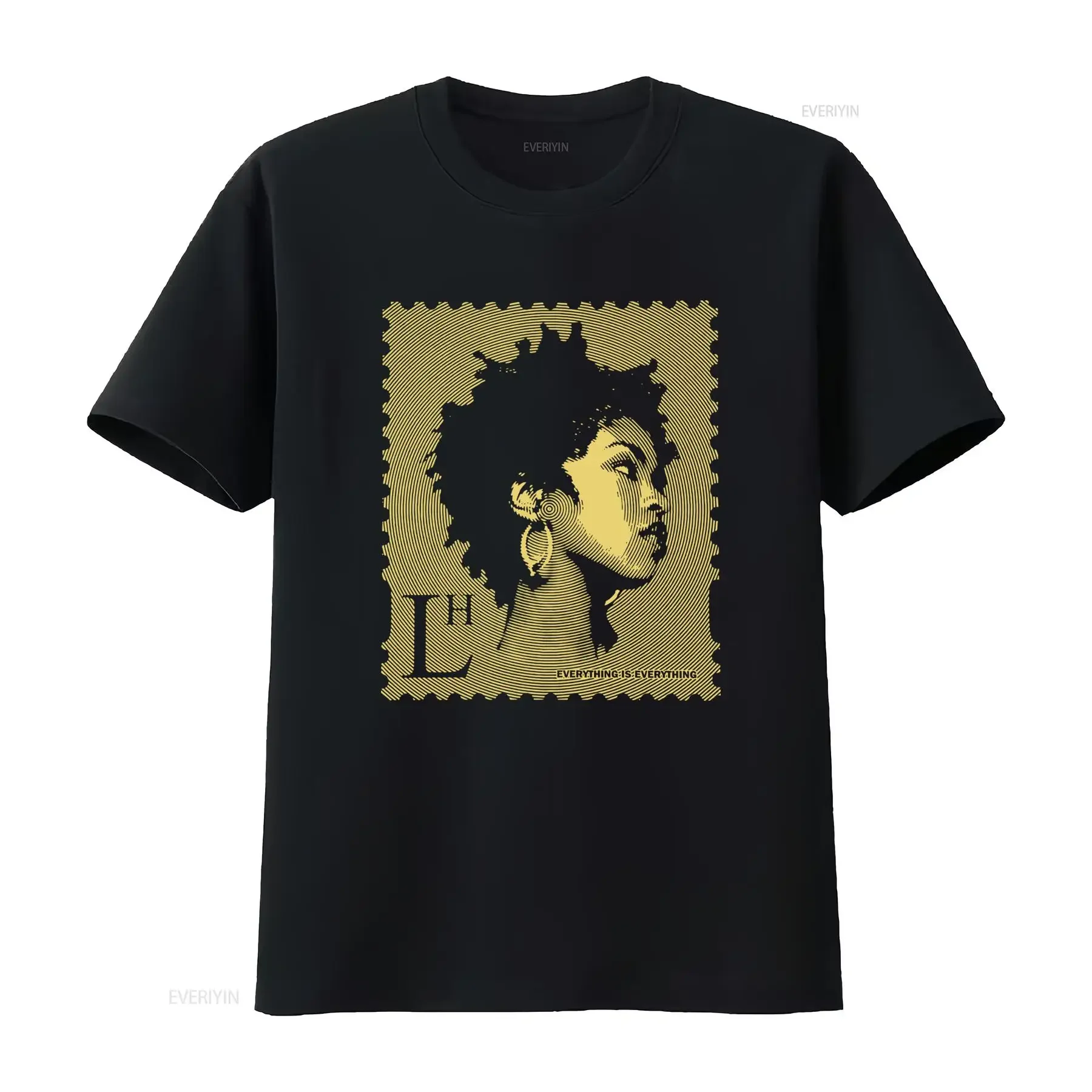 Retro Vintage Halftone Stamp Portrait Print Casual Streetwear T Shirt vintage Washed graphic Breathable Unisex Stylish
