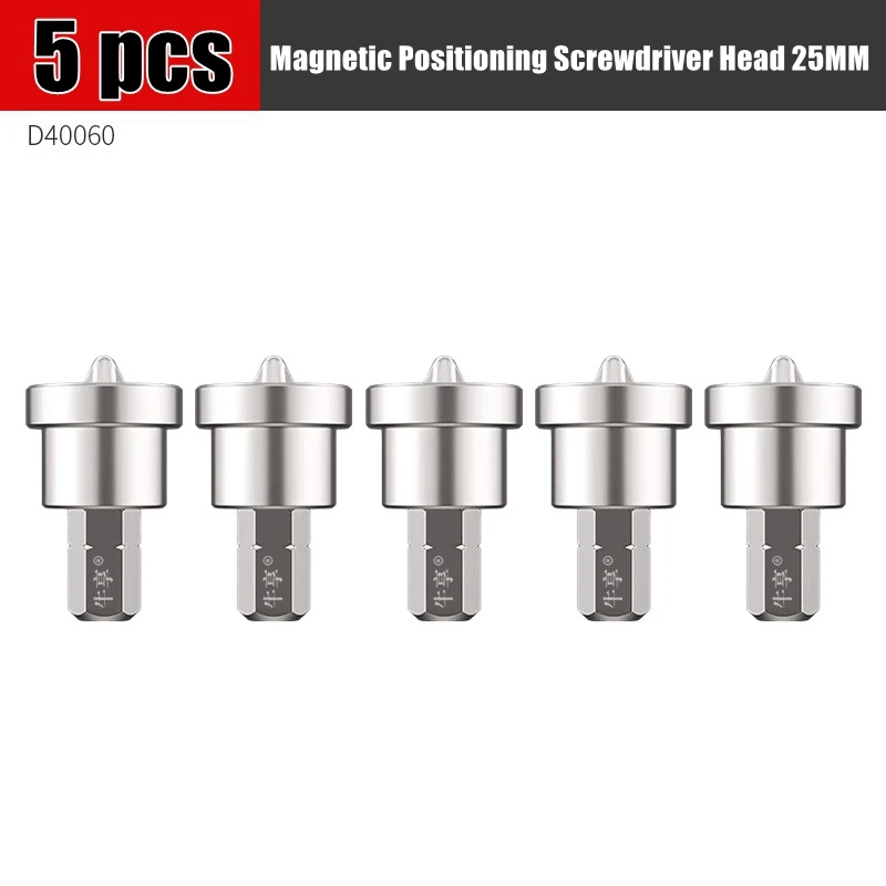 4-Pack 50mm Magnetic Drywall Screwdriver Bits With Depth Stop – For Gypsum Board, Plasterboard & Woodworking