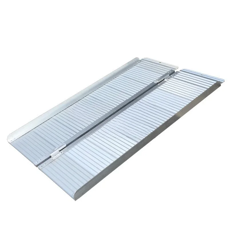 

Accessible aluminum alloy portable mobile wheelchair ramp board, folding ramp pad