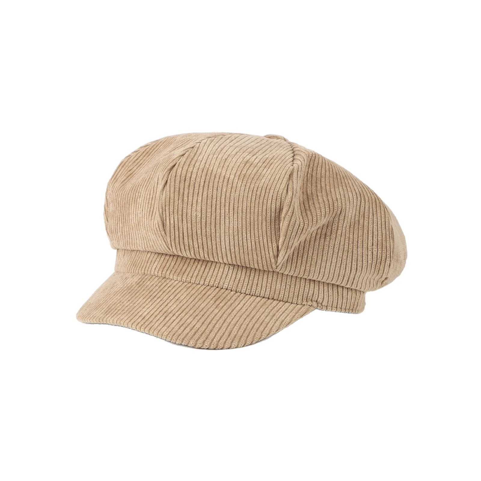 سروال قصير مثمن موزع الصحف قبعة البريطانية قبعات البيريه للنساء خمر بلون قابل للتعديل قبعة مثمنة السيدات