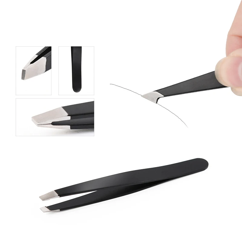 1Pc Professional Eyebrow Tweezers Makeup Tools Eyebrow Pinch Pliers Tweezer For Eyebrows Accessories Beauty Hair Clip Remover