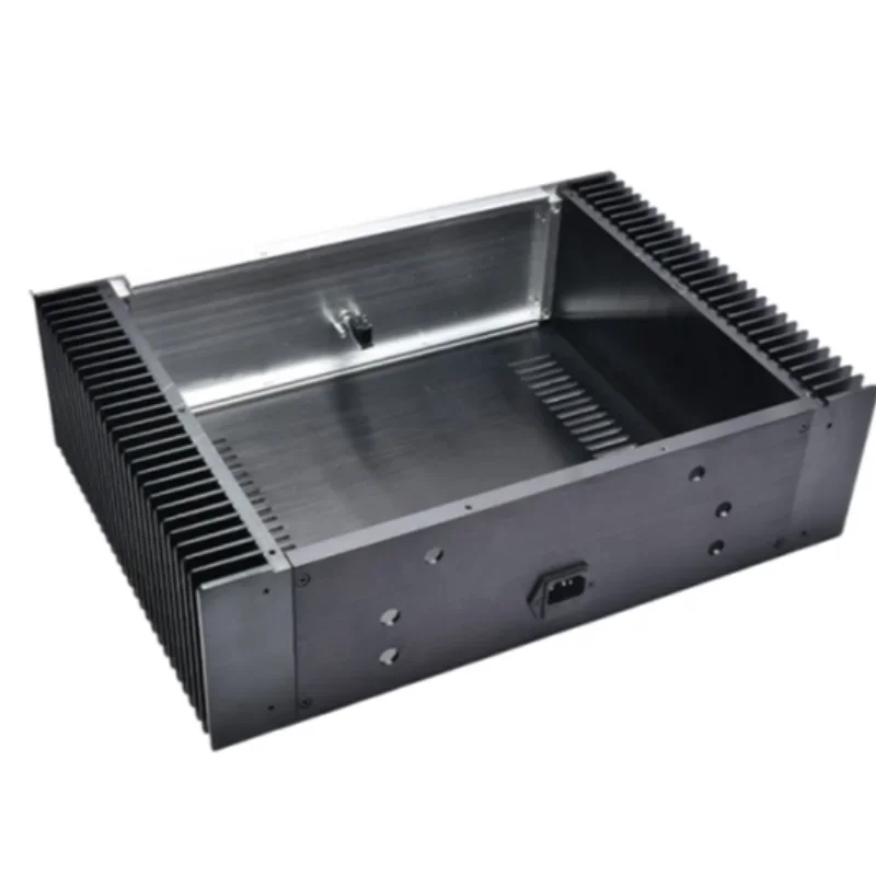 All-aluminum power amplifier chassis with heat dissipation on both sides Class A power amplifier chassis