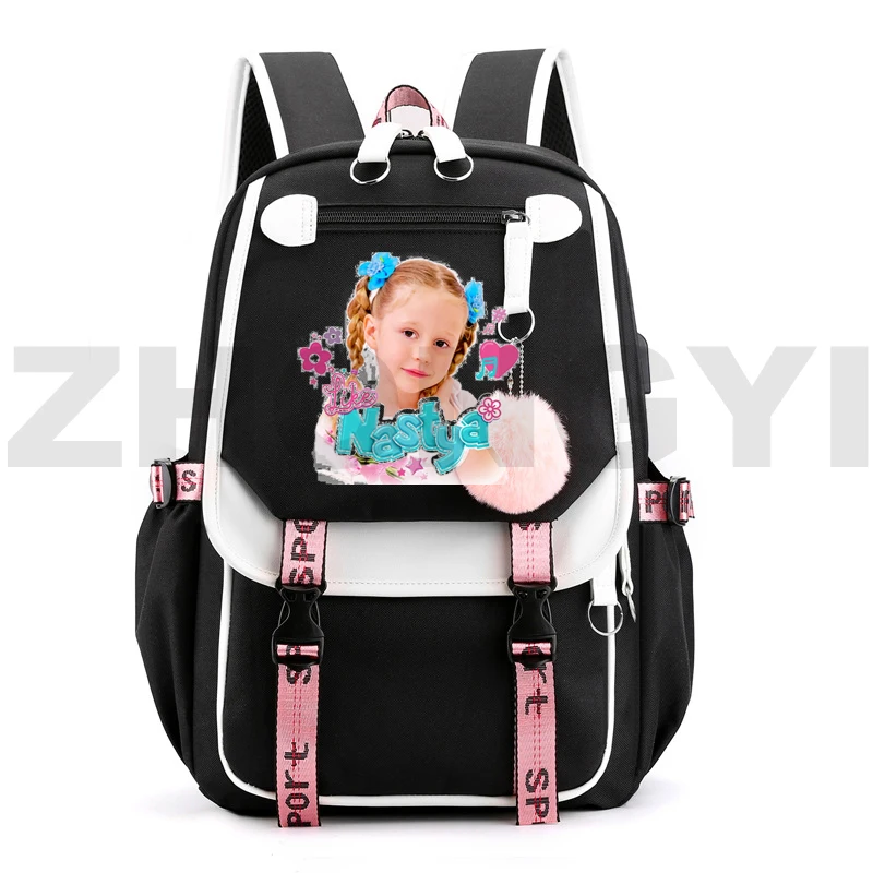 Hot Women Russia Like Nastya Backpacks Casual Travel Children School Bags Fashion Trend Large Capacity Anime Like Nastya Bookbag