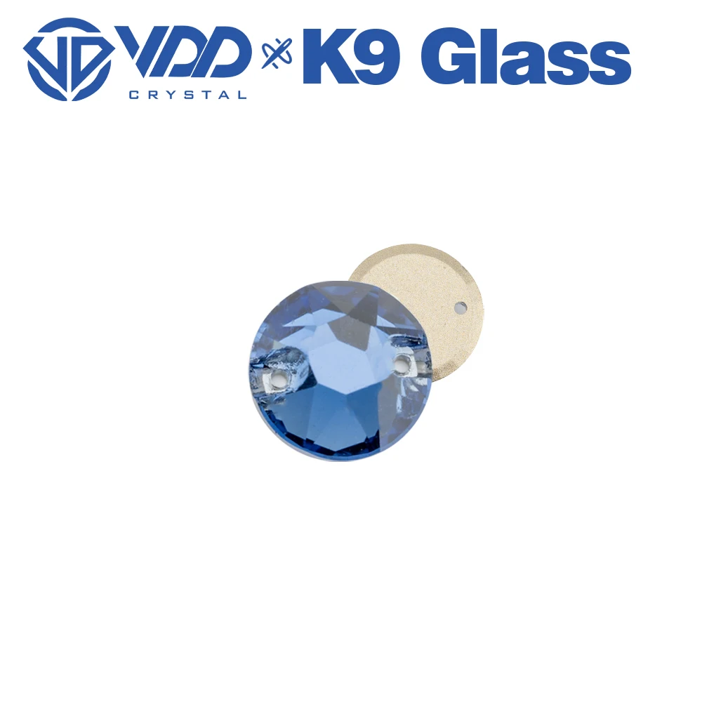 VDD S119 Montana 8 Große 8 Kleine K9 Glas-Aufnäher-Strasssteine Hochwertige AAAAA Kristall-Flachboden-Nähsteine – Detail 4