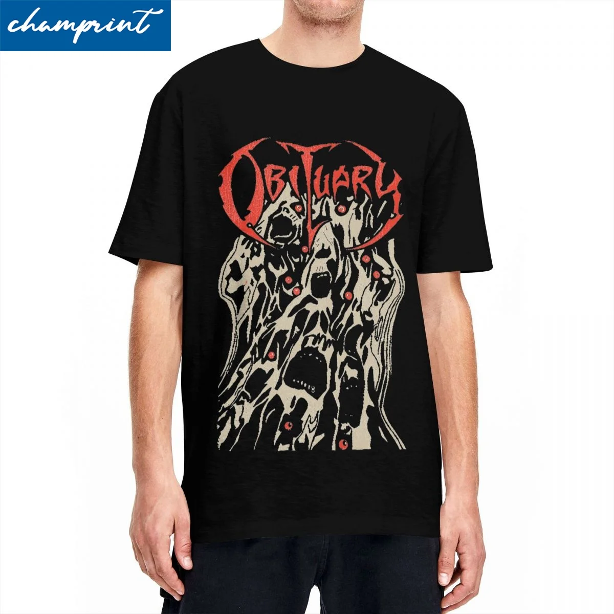 Obituary Rot Heavy Metal T-Shirts for Men Women 80s Music Band Leisure 100% Cotton Tee Shirt O Neck T Shirt New Arrival Clothes