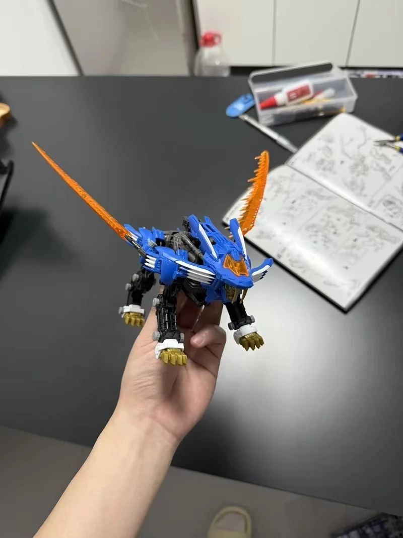 ZOIDS T-SPARK HMM012 + hmm008 RMZ-01 AZ-08 BLADE LIGER LION TYPE Geno Saurer مقياس 1/100 تجميع نموذج عمل الشكل