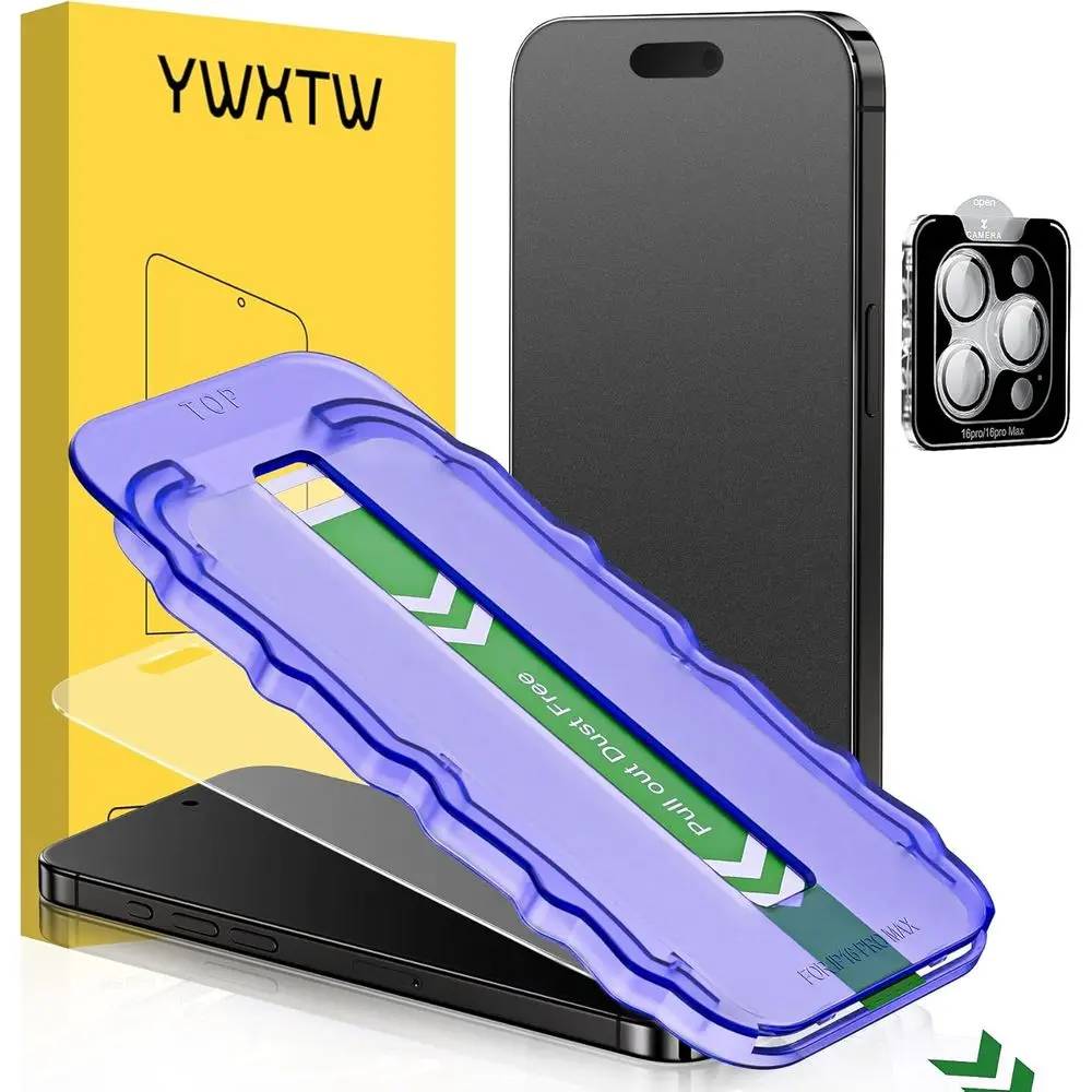 

Matte Screen Protector and Camera Lens Guard for 6.9 Inch Smartphone, Anti-Glare, Anti-Fingerprint, Bubble-Free, Smooth Touch