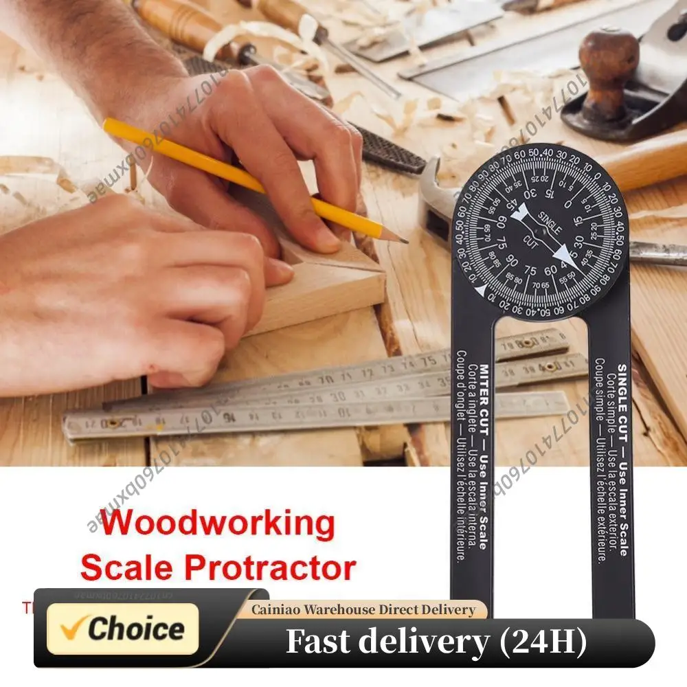 Professional Miter Saw Protractor Angle Finder Precision Miter Angle Finder for Carpenters Plumbers Bevel Protractor Woodworking