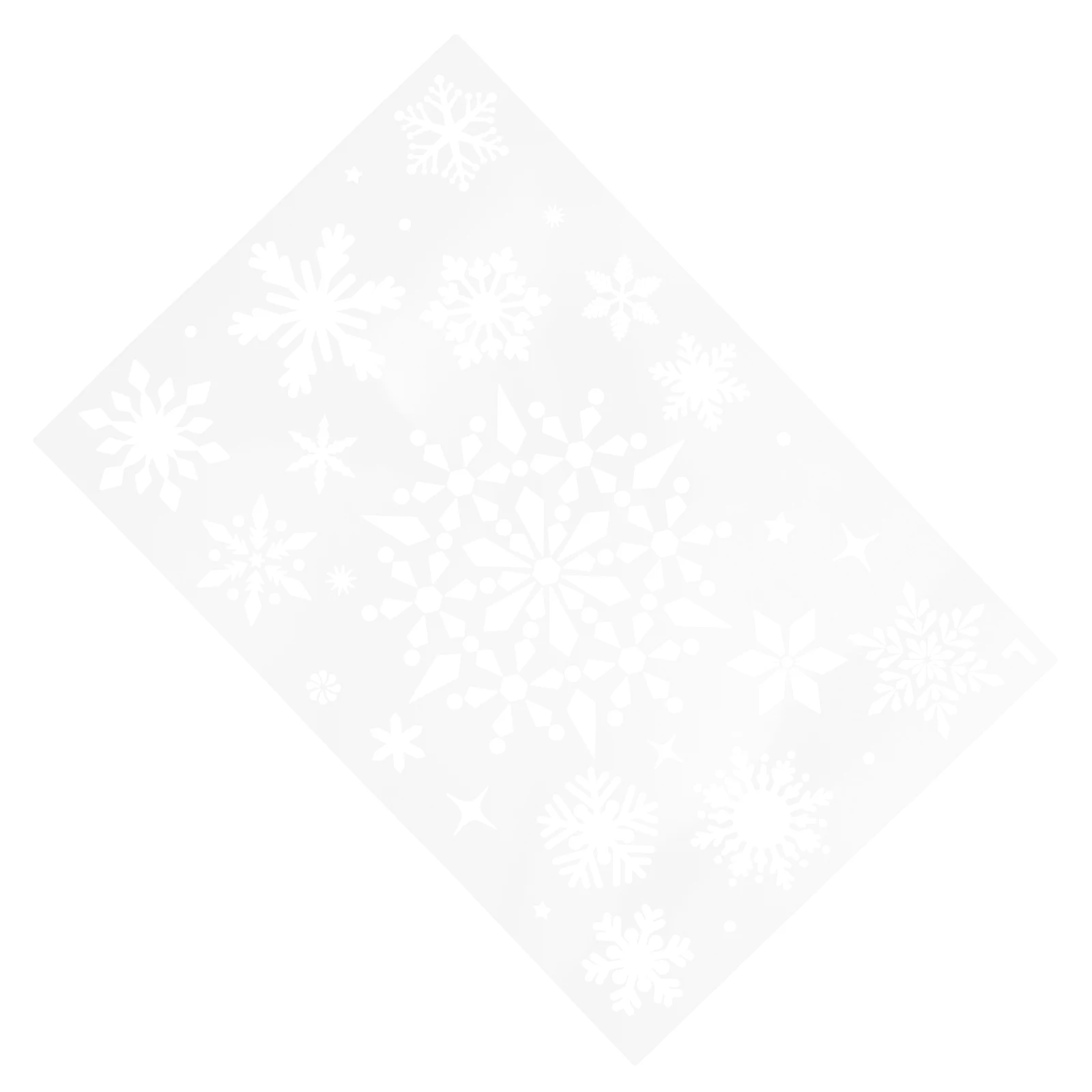 

Large Christmas Snowflake Stencils Walls Wood Journaling Floors Drawing Reusable Templates Easy Clean Artistic Patterns Ideal