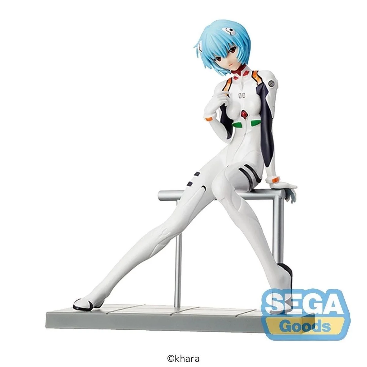 

Japanese SEGA LPM Neon Genesis Evangelion Rei Ayanami Railing Ver. Reprint Prize Figure, JP Reprint Authentic/No-Box Fast Ship