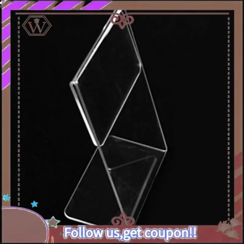 حامل بطاقات شفاف من الأكريليك ABBG مقاس A4، إطار ملصق الإشارة، حاملي بطاقات المكتب، حامل عرض بطاقات العمل 3 مم (قطعتان)