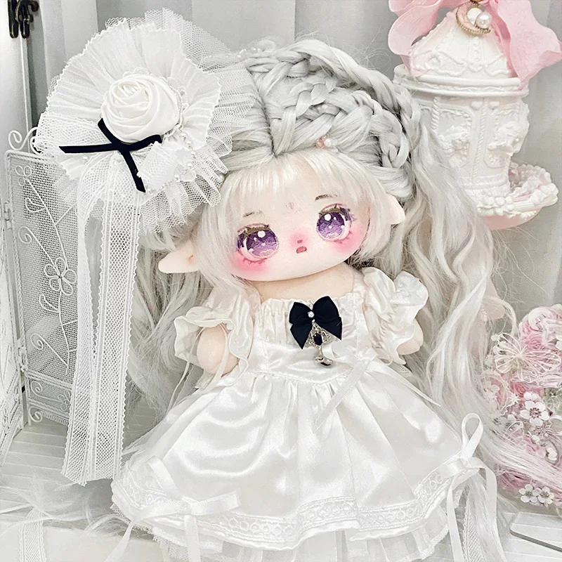 Handmade 4pc Gorgeous Style 20/25/30cm Confession Verse Doll Clothes Cotton Dress Bustle No Attribute No Doll Cos Suit Gift