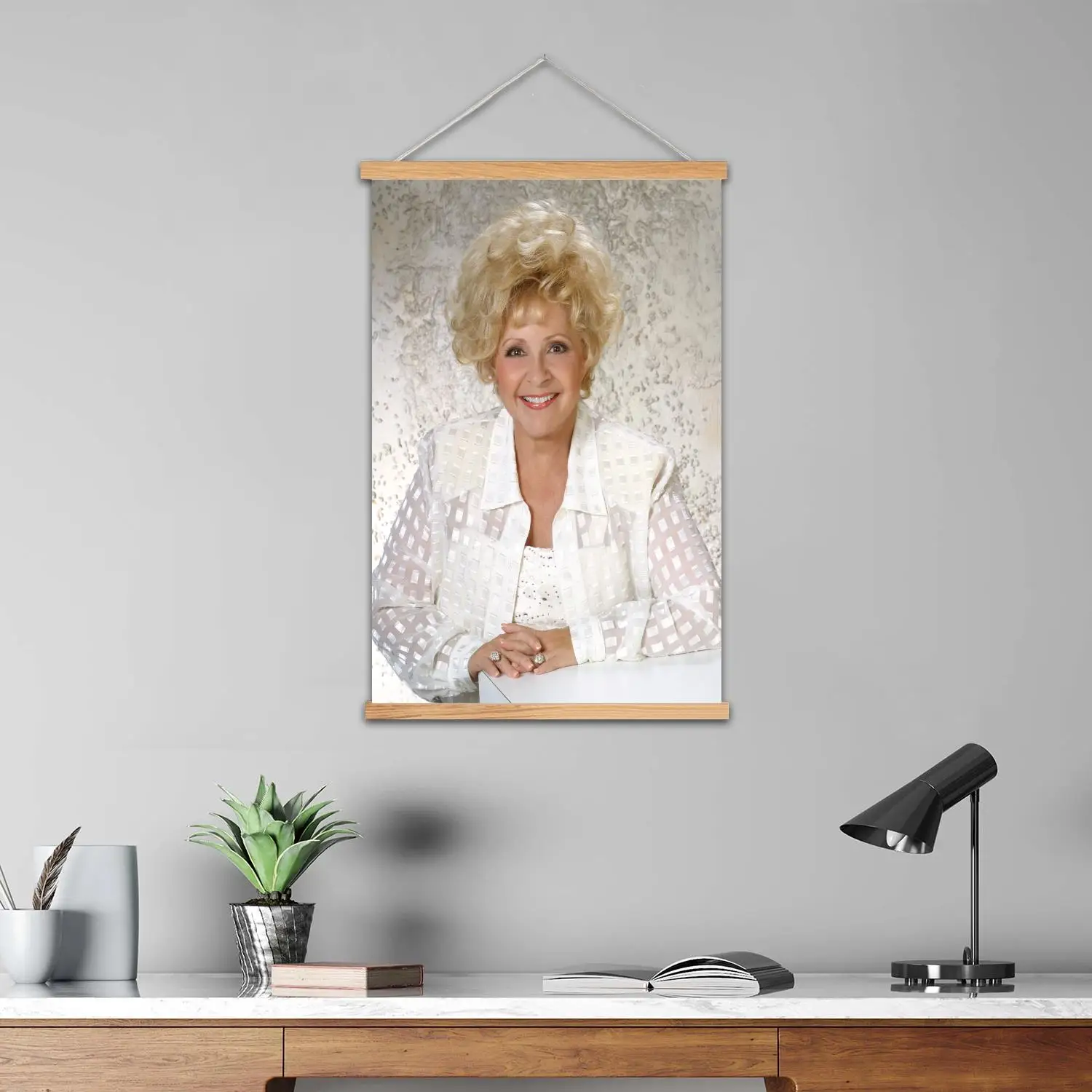 Brenda Lee مؤطرة جدار اللوحة قماش ملصق فني و جدار الفن الحديث الأسرة ديكور غرفة نوم الملصقات، اللوحة الزخرفية