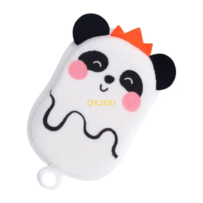QX2D 0 Hingga 3 Tahun Penggosok Mandi Bayi Spons Mandi Bayi Pembersih Nyaman Lembut dan Penyerap untuk Perawatan Kulit Lembut