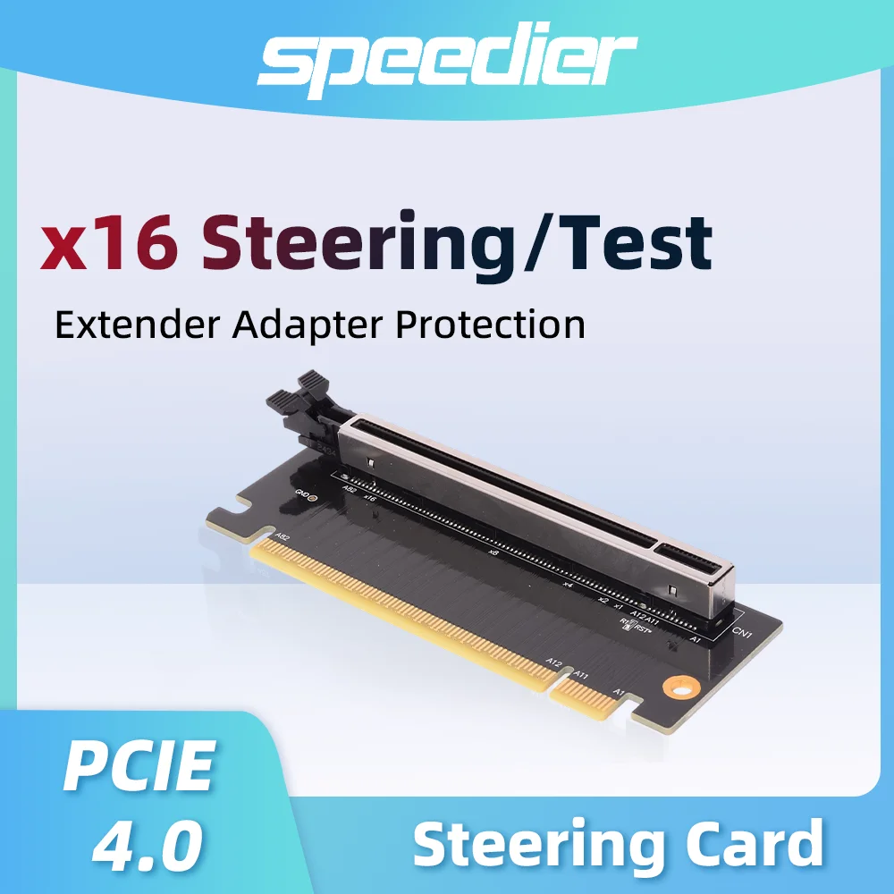 PCIE 4.0 X16 Steering Card Test Extension Adapter Protection  Motherboard Card Slot Protection Riser
