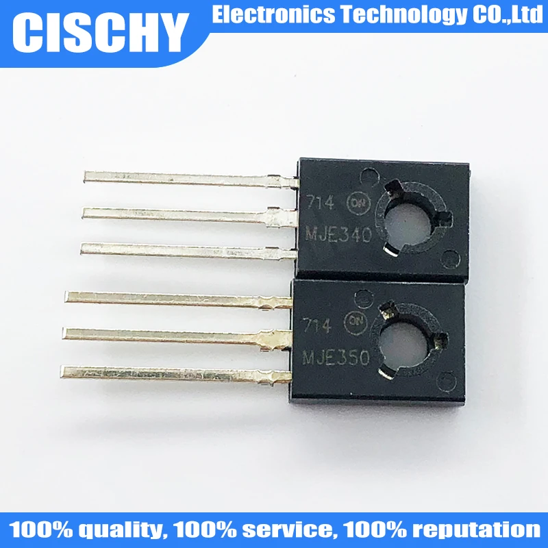 10pcs/lot KSE340 KSE350 TO126  (5PCS MJE340 + 5PCS MJE350 ) TO-126 original amplifier tube In Stock