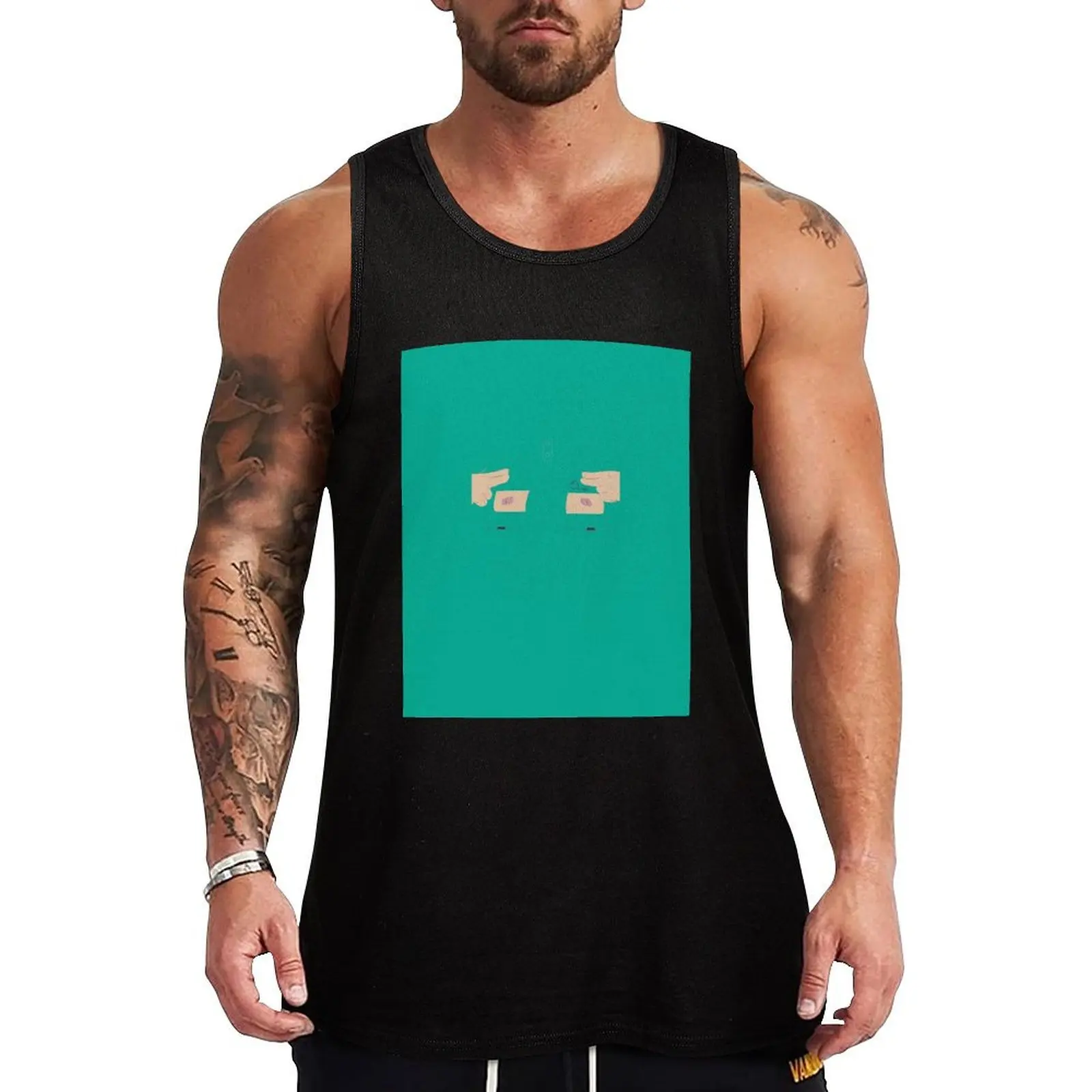 South park Cable Company rubbing nipples Tank Top Soft Basic Tank Top Breathable Sleeveless Daily Shirt