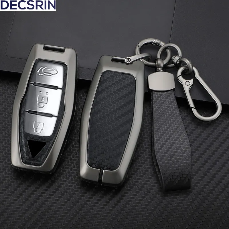 2/3/4 Tasten Auto Smart Key Case Cover für Mitsubishi Outlander 2023 2022 2024 Fernbedienung Schlüsselhalter Schlüsselanhänger Zubehör