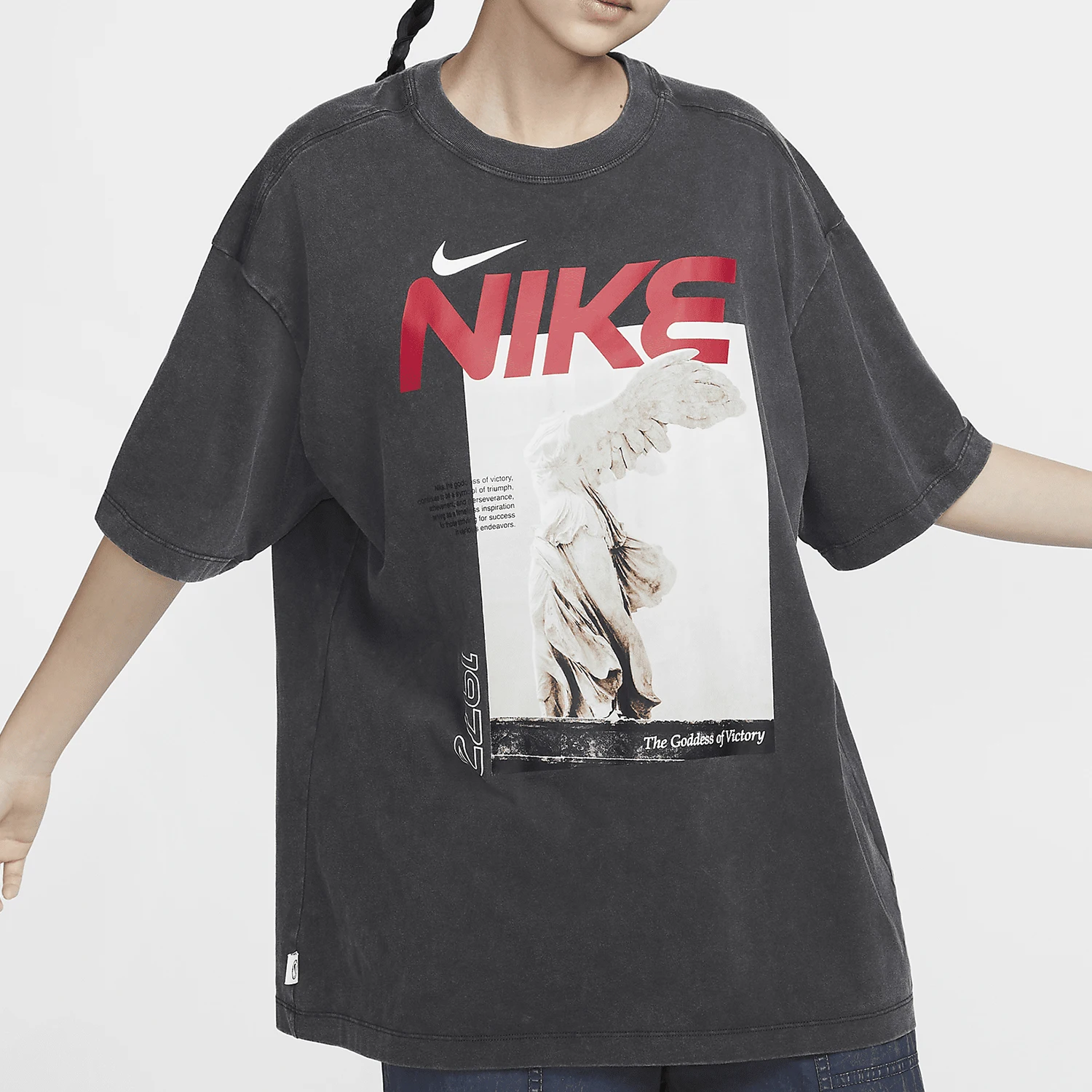 

Nike genuine Oversize Style Women's Casual Sport Short Sleeve T-Shirt HF6292-060