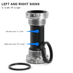 Juego ejes pedalier sellados para bicicleta de montaña adulto