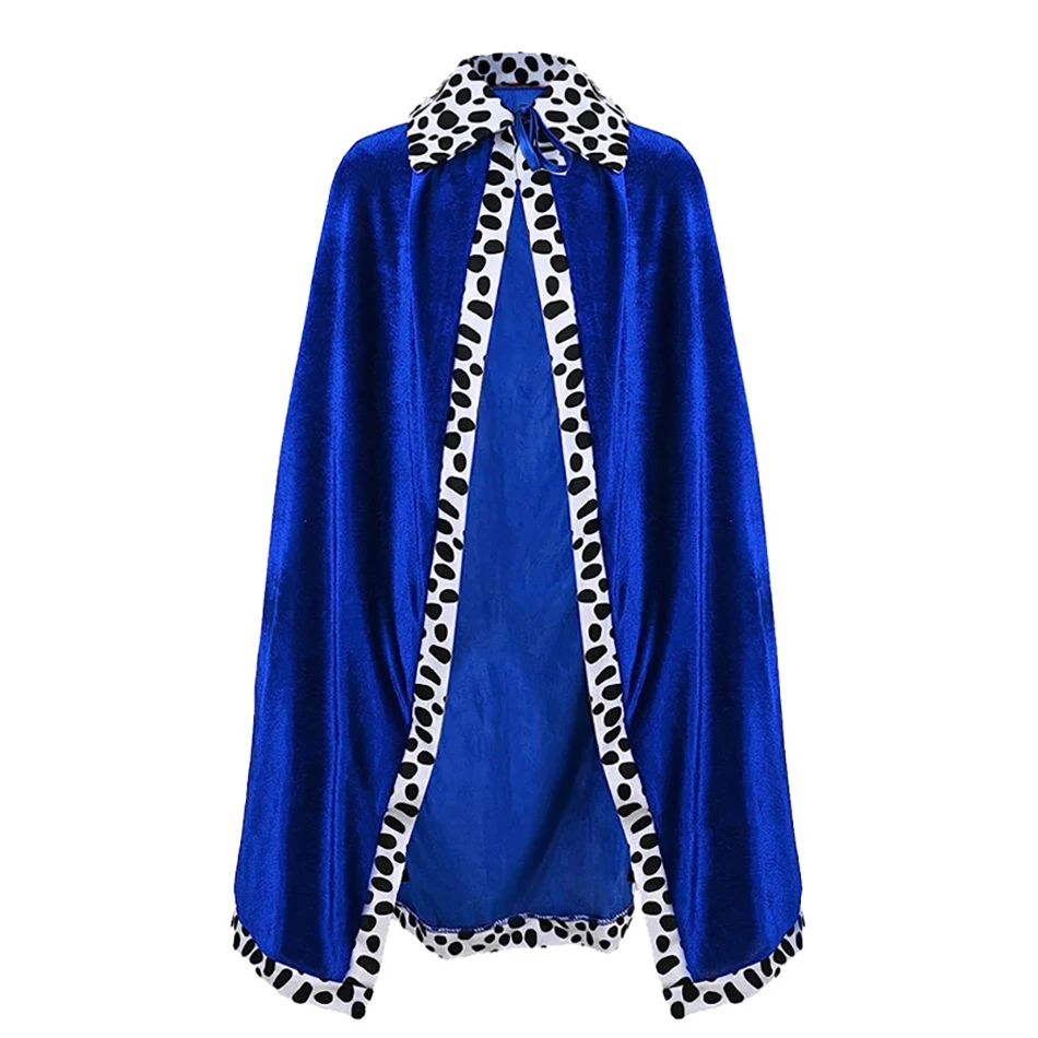 شال نشاط الرأس للأطفال، زي أداء حفلة عيد الميلاد وأعياد الميلاد للأطفال، عباءة مخملية للملك الأمير