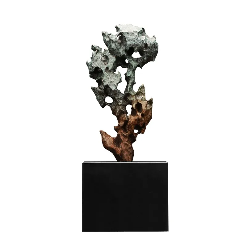 Taihu stone ornaments, new Chinese art stone carving hotel villa entrance living room decorations, craft gifts