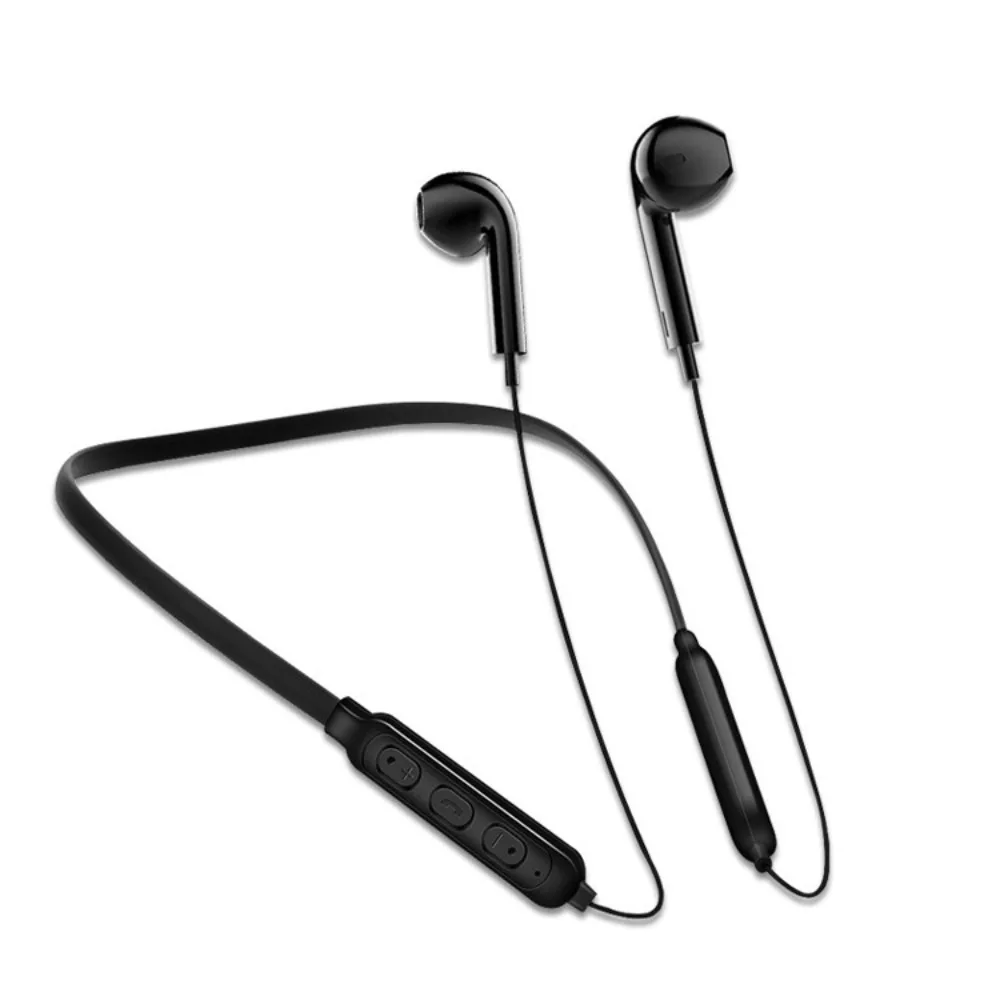 Earphone Olahraga Tali Leher Earphone Bluetooth 5.0 Bilateral dengan Mikrofon Headset Bluetooth Headphone Bluetooth Earphone Bluetooth