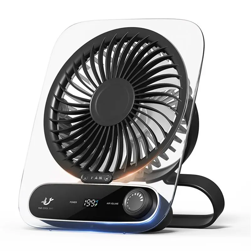 

A05G-Mini Fan USB Desk Fan Ultra Quiet, Rechargeable, 180°, USB-вентилятор для стола, ультратихий, перезаряжаемый, 180° ° Складной персональный вентилятор для путешествий, офиса, спальни