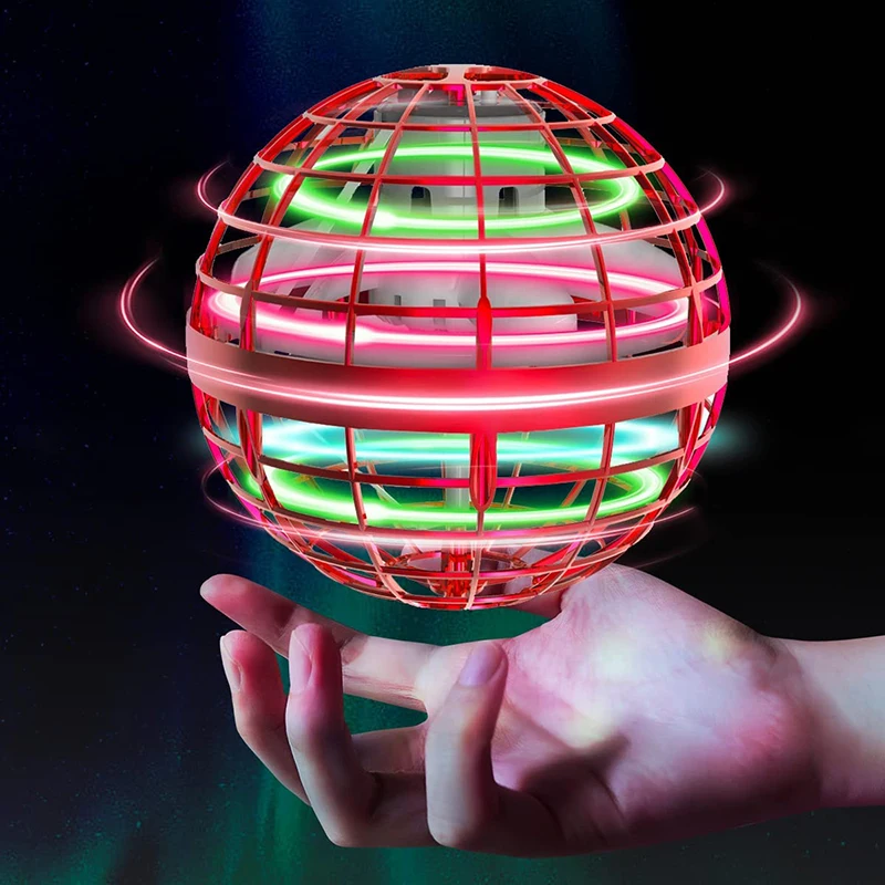 Fliegender Ball Bumerang fliegen Magie mit LED-Lichtern Drohne schweben Ball fliegen Nova Kugel fliegende Spinner zappeln Spielzeug Kinder Familie Geschenke