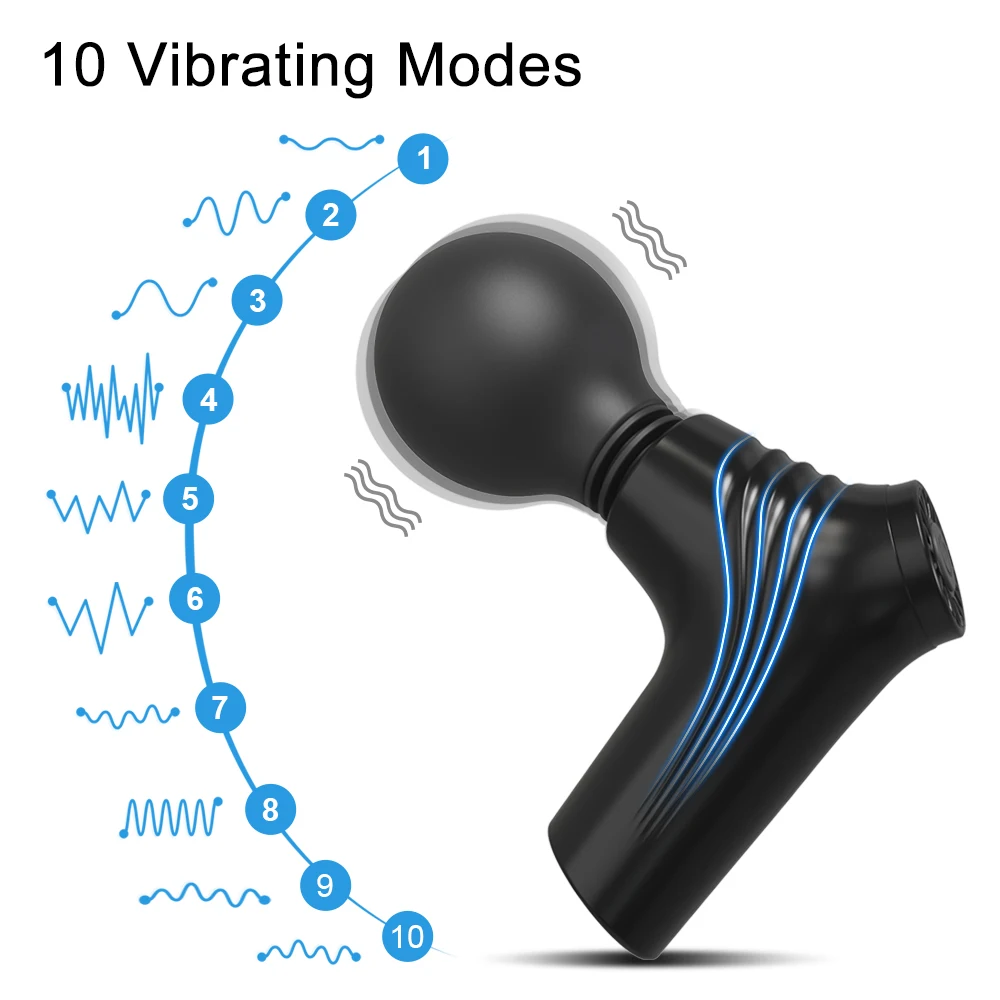 Mini Vibrator for Women Massage Gun Muscle Relax Electric Massager Clitoris Stimulator Rechargeable Massager Sex Toys Adult Good