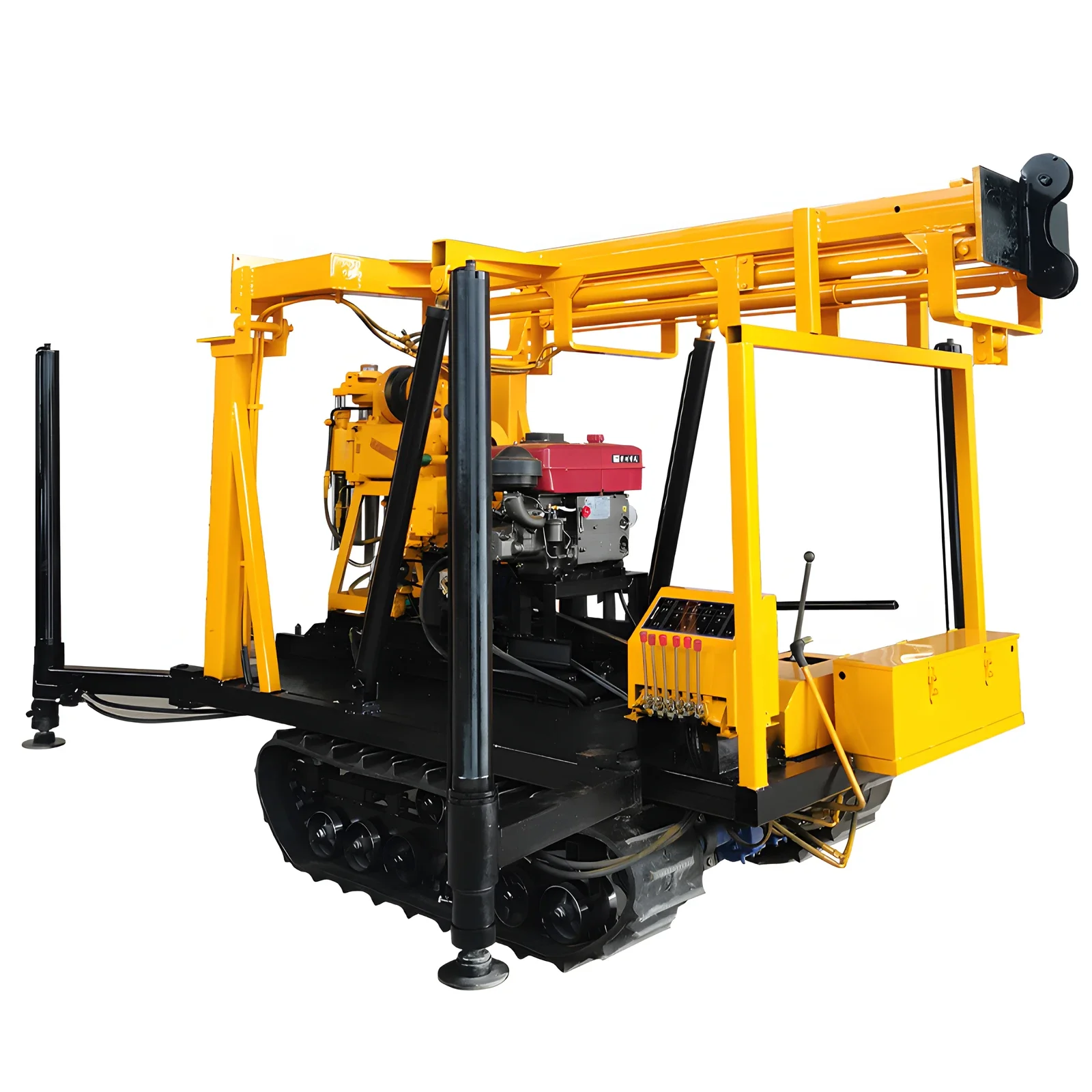 

300m Drilling Depth Portable Pneumatic Borehole Core Water Well Drill Rig Machine for Rock Mountain Mining Area