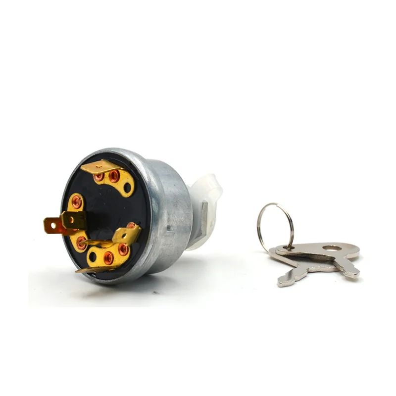 

3X Universal Tractor Plant Ignition Switch With Keys Ignition Starter For 128SA Massey Ferguson 30 275 Case JCB 35670