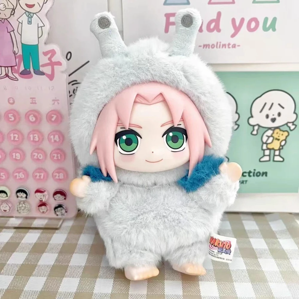 Autêntico naruto shippuden bonito besta festa série caixa cega jogo na moda artesanal boneca de pelúcia decoração ornamento presente das crianças