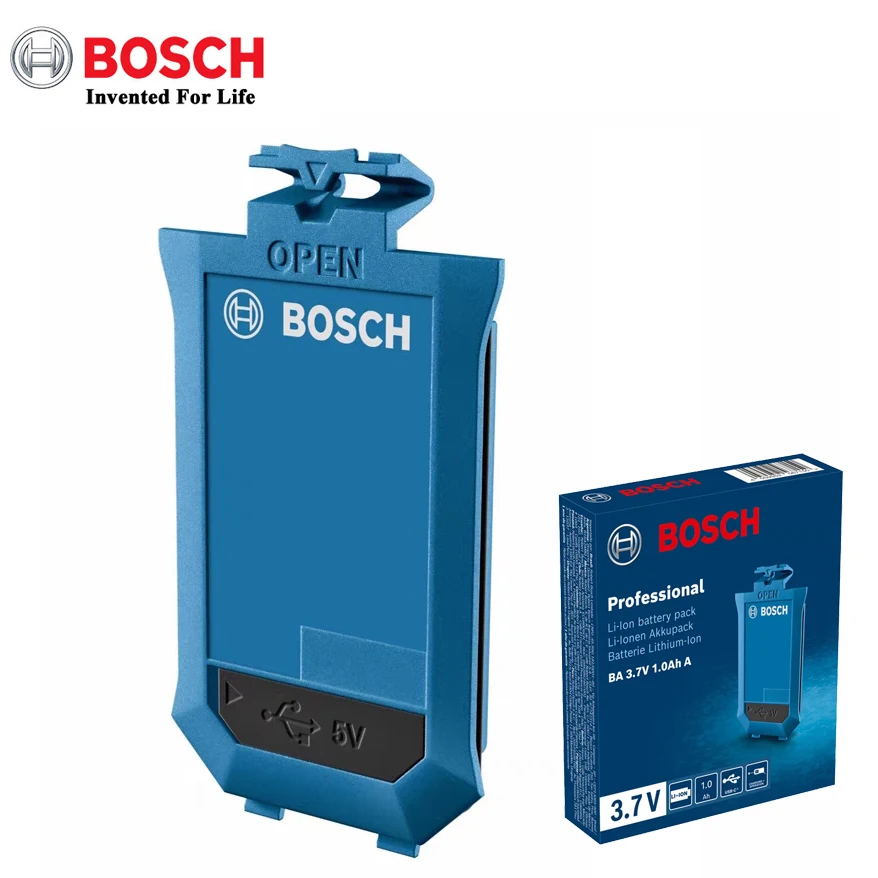 Bosch Lithium Battery BA 3.7v 1.0ah Excluding USB Wire for GLM 50-22 GLM
