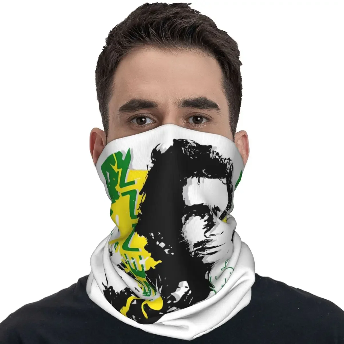 Senna Helmet Ayrton Senna (2) Bandana Funny Balaclava Autumn Running Travel Dustproof Bicycle Mask Neck Cover Face Masks