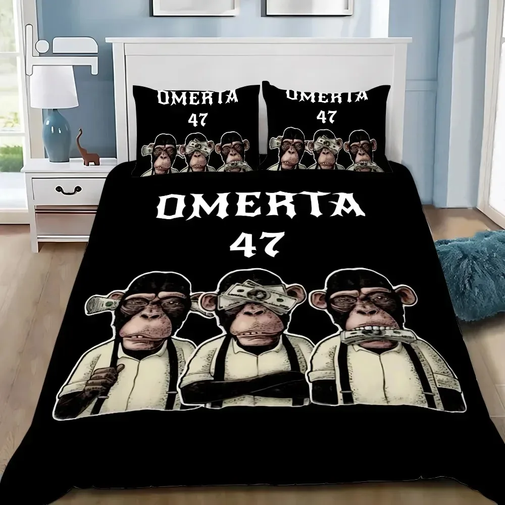 

Omerta Maes Duvet Cover Pillowcase Bedding Set Adult Girls Boys Bedroom Decoration Children Single Double King Size