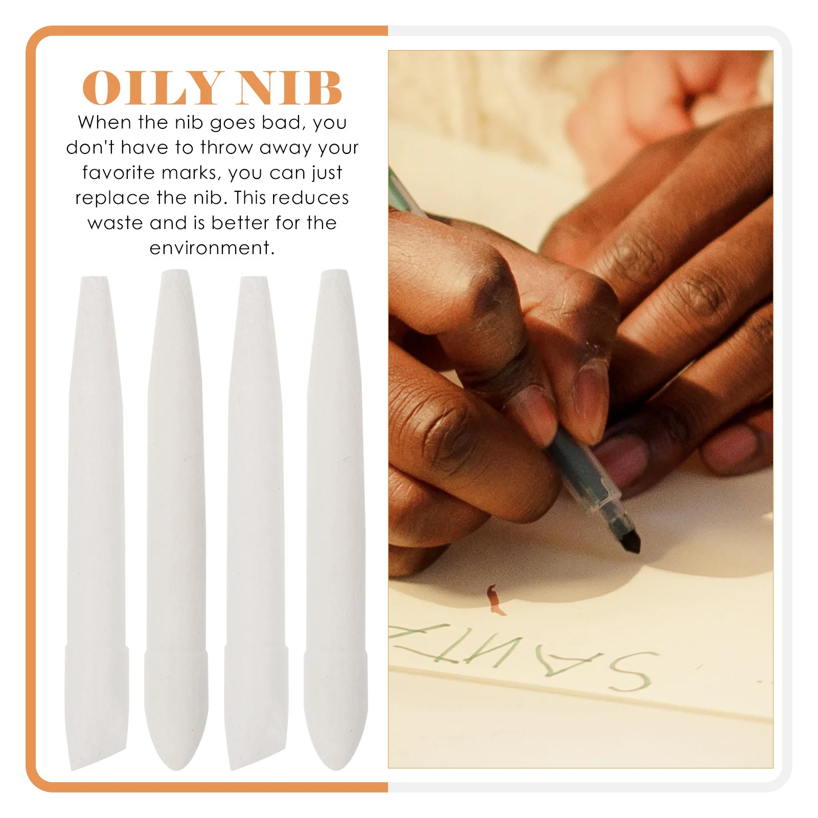 

40Pcs Paint Pen Nibs Multifunctional Paint Pen Nibs Durable Easy to Carry School Supplies Classroom Accessories,