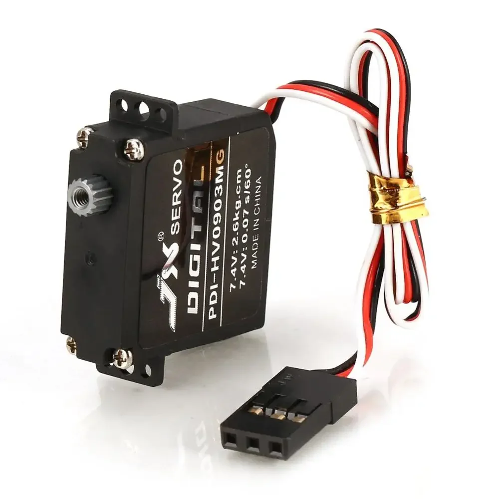 JX 2.6kg Mini Coreless Servo PDI-HV0903MG Digital Metal Gear DC6~7.4V Micro Motor for RC Car Fixed Wing Plane Racing Drone Part