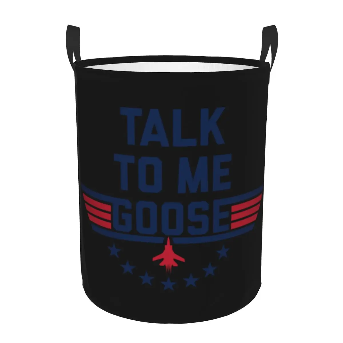 TALK TO ME GOOSE Laundry Hamper Large Clothes Storage Basket Top Gun Maverick Film Toys Bin Organizer for Boy Girl