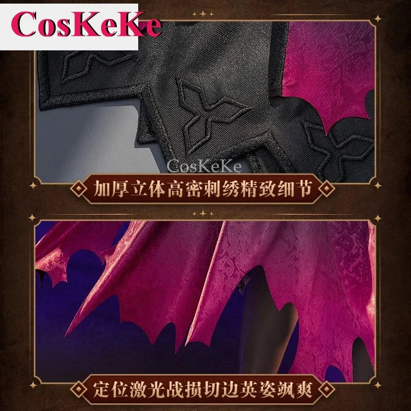 أزياء CosKeKe Alter/Joan Of Arc التأثيرية لعبة FGO Fate/الطلب الكبير فستان معركة جميل جميل ملابس لعب الأدوار والحفلات