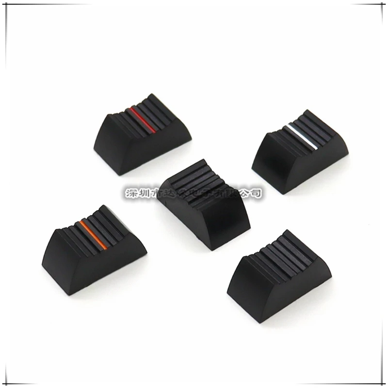 10PCS Mixing console push button cap straight slide potentiometer fader button Disc drive volume cap narrow inner hole 4MM