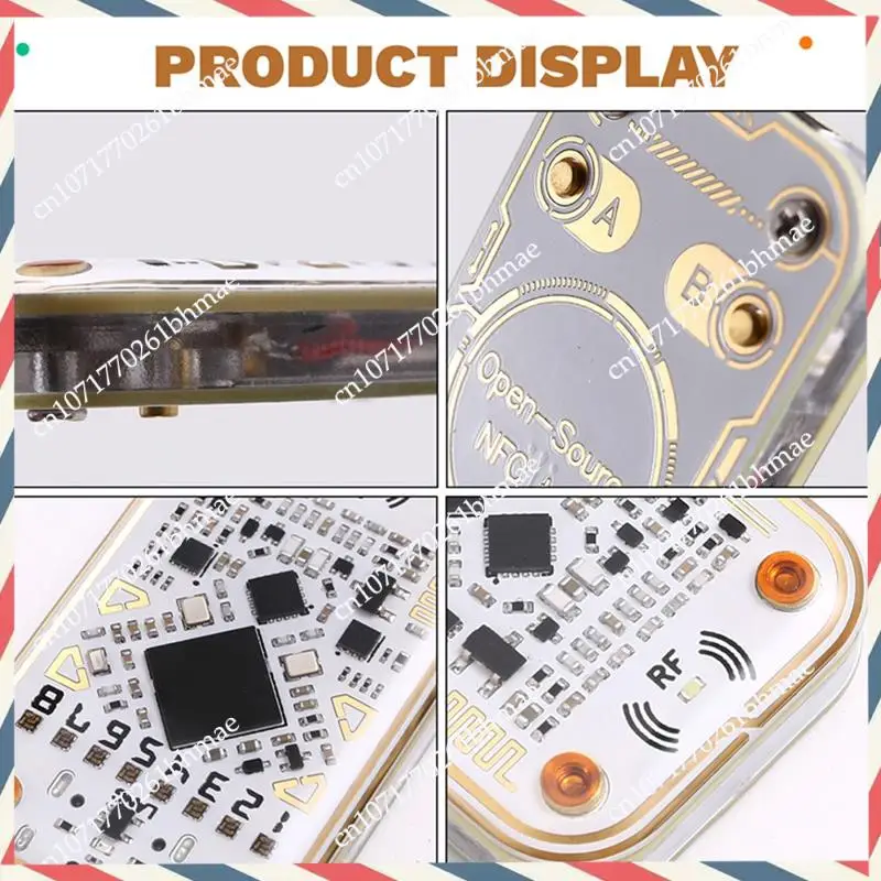 

-A21Z Smart NFC IC ID Card Reader And Writer Chameleon Ultra With 2X T5577/UID Keychain Emulators, Supports 125K 13.56M Frequenc