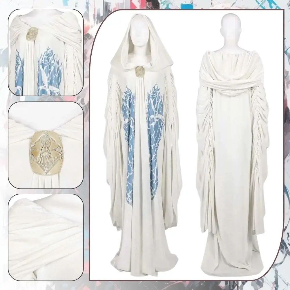 

Костюм Амидала для косплея Падме для женщин, платье из фильма, космическая битва, маскировочная одежда, нарядное платье, карнавальный костюм на Хэллоуин в стиле фэнтези