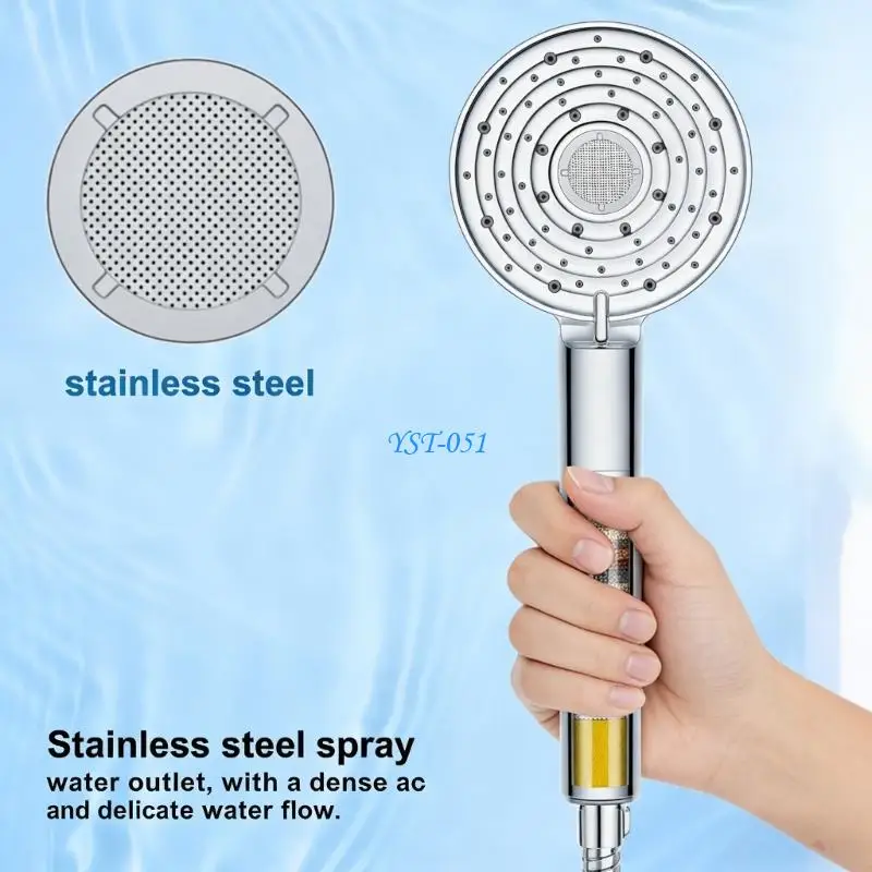 

E15A Душевая насадка с 10 функциями повышения давления Несколько режимов струи для сильной воды