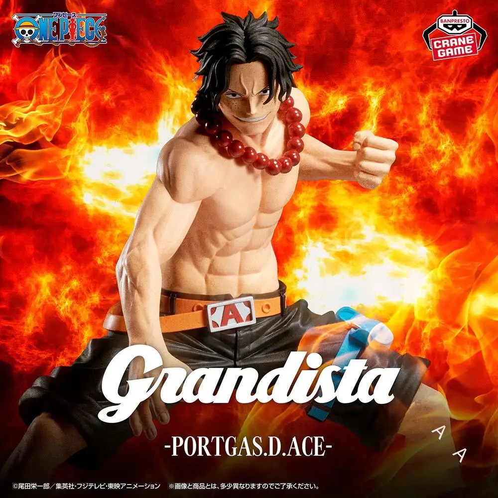 

BANDAI Banpresto One Piece Grandista-Portgas D. Ace - Brand new spot goods Anime Figure Model Genuine Boxed Toy